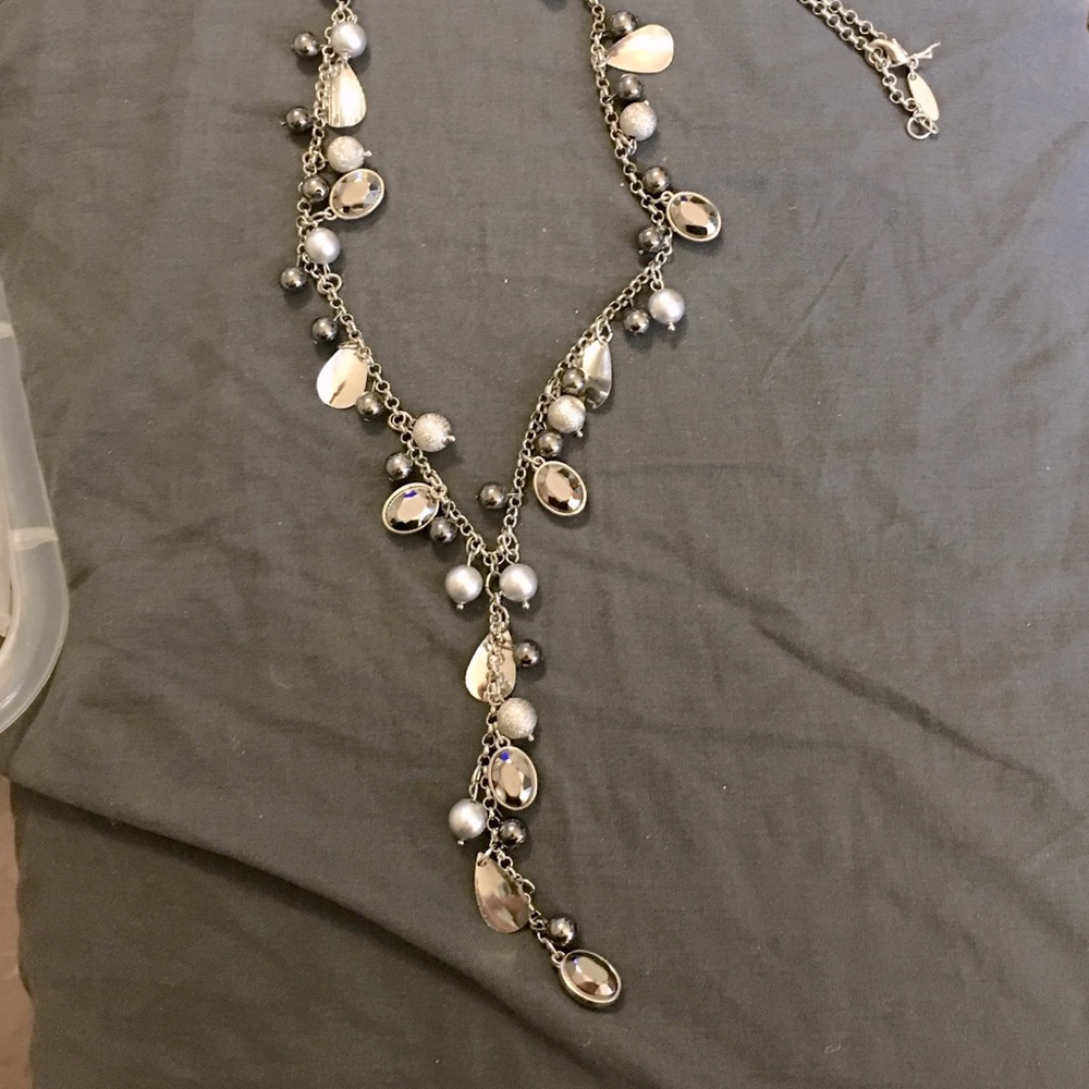 🌟 NY & Co. Silver Y Necklace